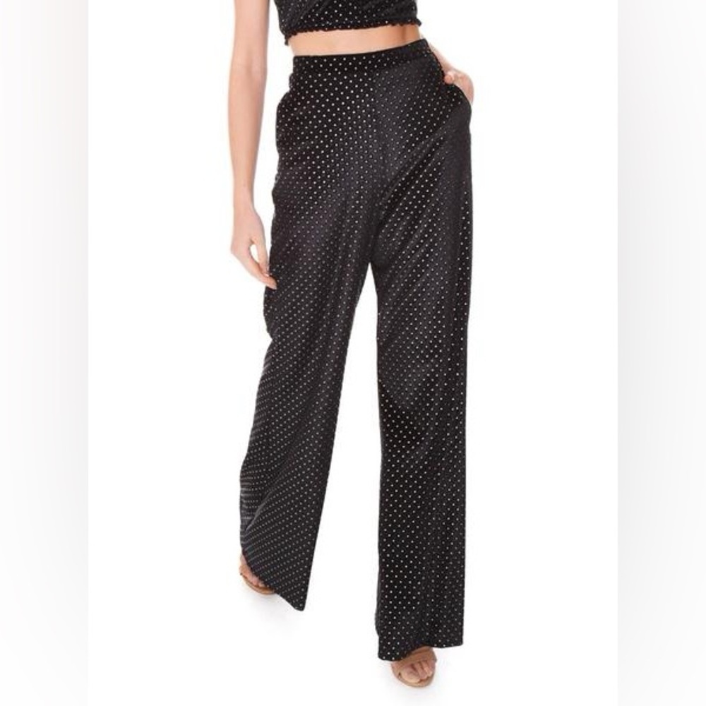 NWT Show Me Your Mumu Studded Velvet Trousers